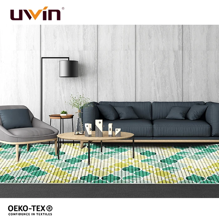 65 X1500cm Printed  PVC Foam Non Slip Floor Mat Rolls