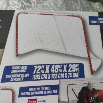 Customized Logo Color Competition Standards Sport Net Hockey Net Removable Portable Ice Hockey Door Goal