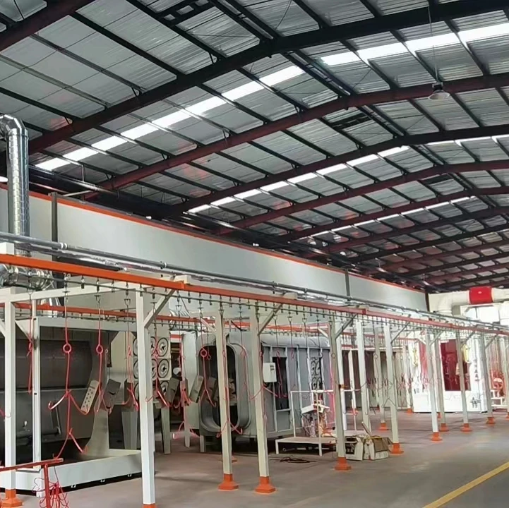 Full Automatic Spray Machines  Powder Coating Line System with Grating System