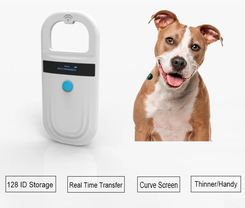  Bluetooth-Совместимость с операционными домашних животных RFID животный микрочип считыватель FDX-B EMID портативный собака ID чип диагностический сканер для кошка пижамы малыша лошадь