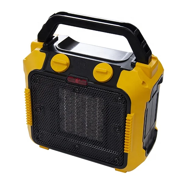 Heavy duty fan heater