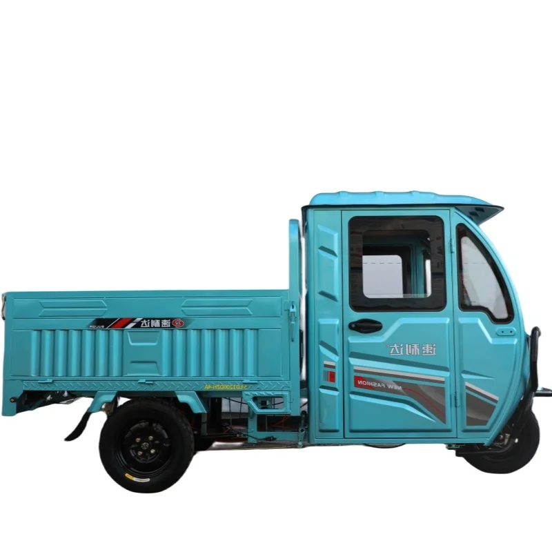 Popular 3 Wheel  Electric Trike Enclosed Cabin Electric Cargo  Tricycle