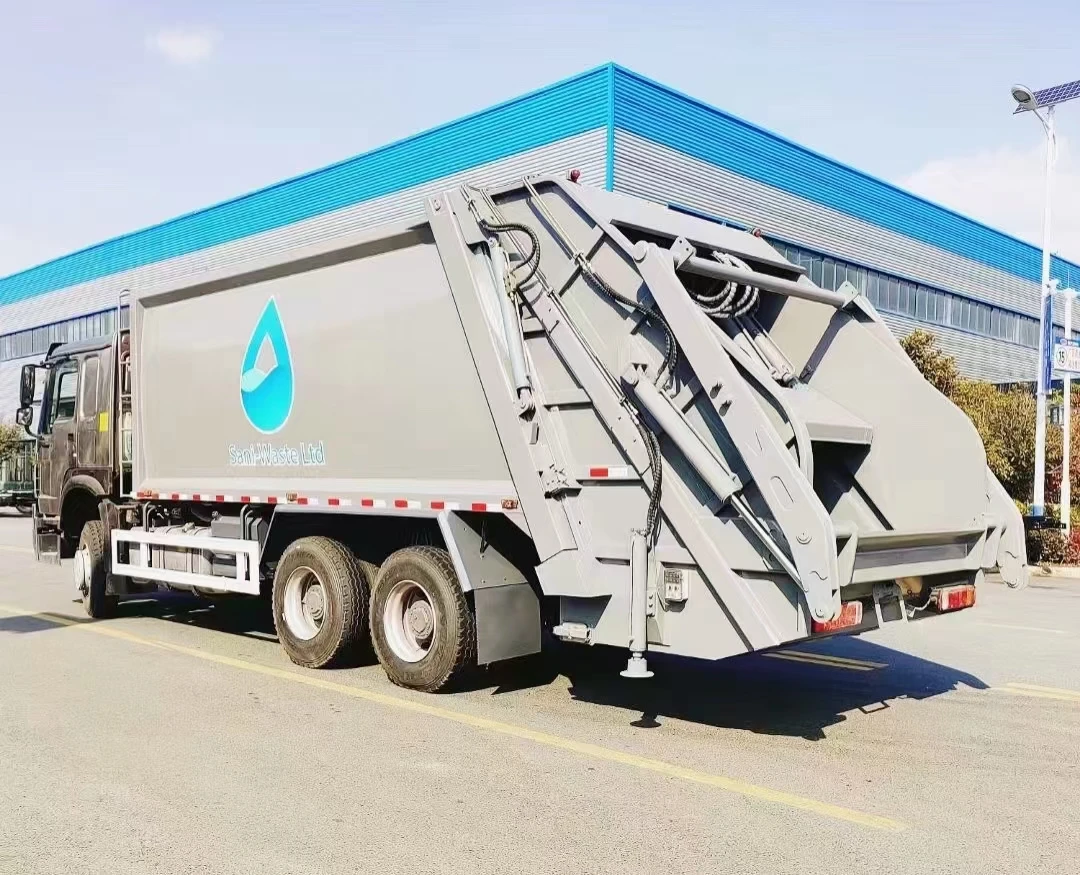 Высококачественная мобильная станция сжатия мусора Sinotruk 20 куб. М
