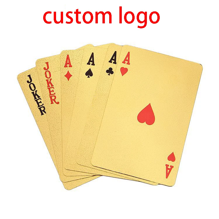 Waterproof Poker Card Cheap Plastic Pvc Rfid Customized Playing Card No Minimum Cards Poker Custom Packaging pink gold black red