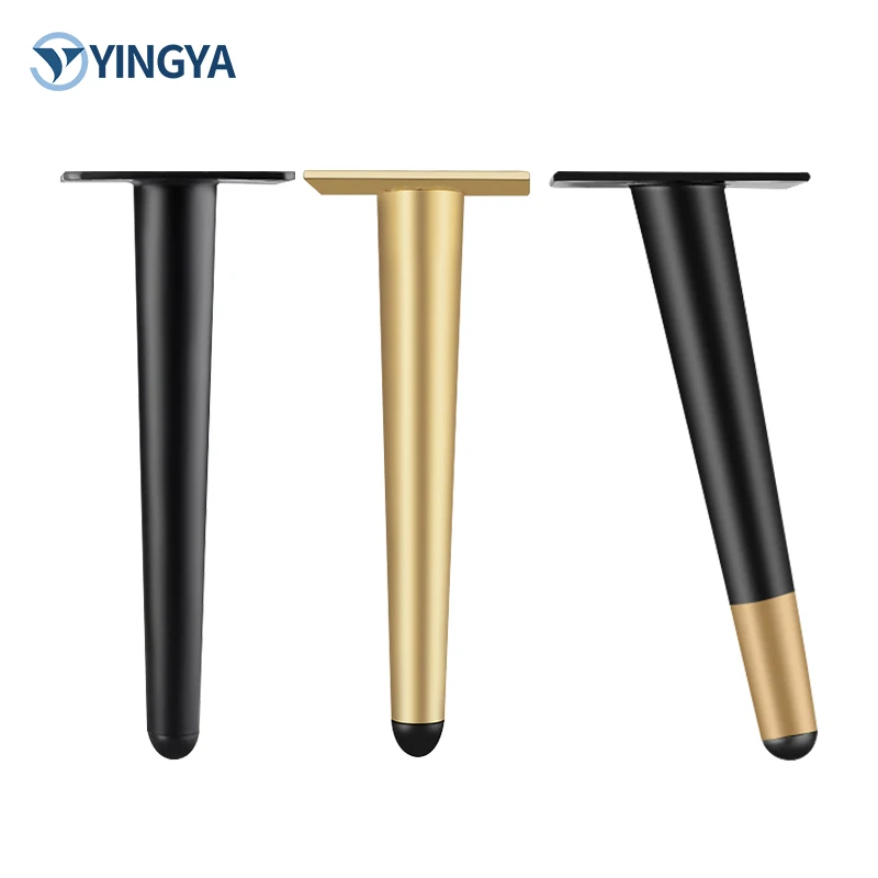 Iron Furniture Support Legs Cabinet Table and Sofa Foot Hardware Sofa Feet for Metal Furniture Pads