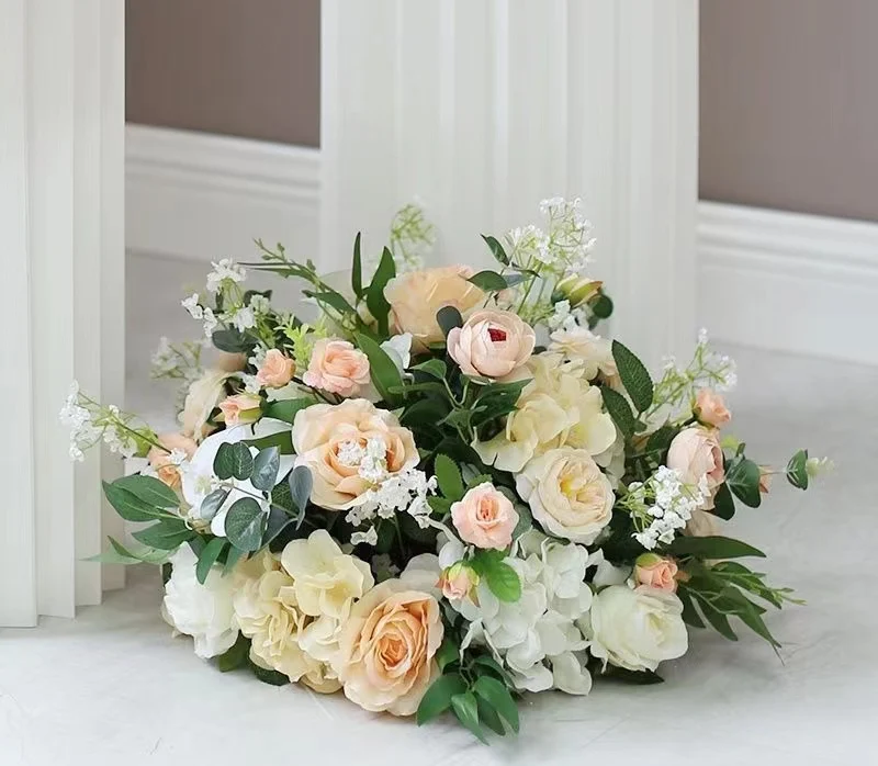 Table Bouquet Colorful Artificial Rose Artificial Plants Artificial Flower for Wedding Decor Table Decor