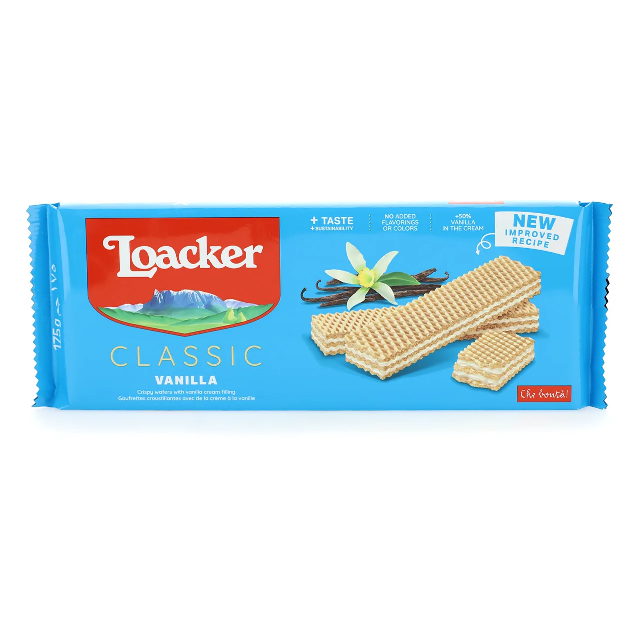 Premium Delicate Loacker Classic - 175gx18 Delicate Vanilla Essence - Indulge in the Richness With Every Slice