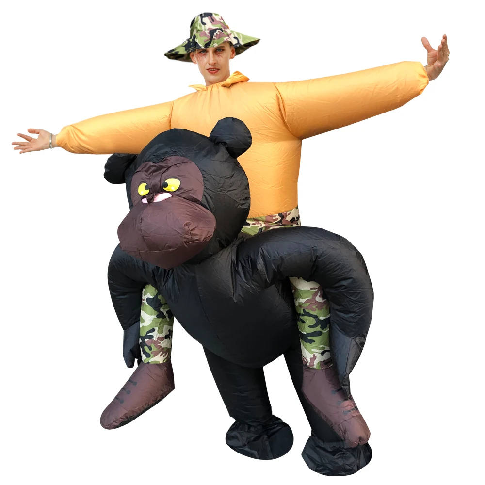 2021 New Fashion Orangutans Cosplay King Kong Monkey Costumes  Inflatable Costumes Halloween Clothes