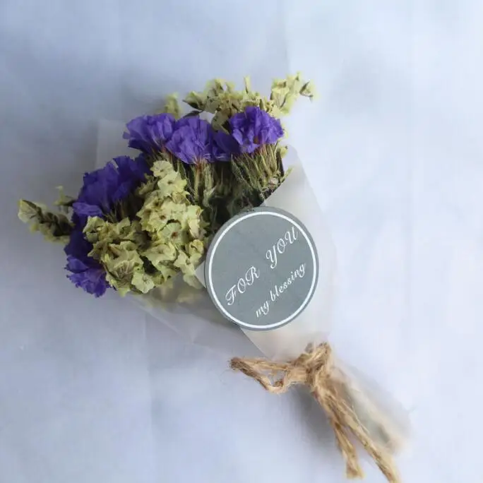 Christmas DIY small decorative preserved mini natural dried flower bouquet