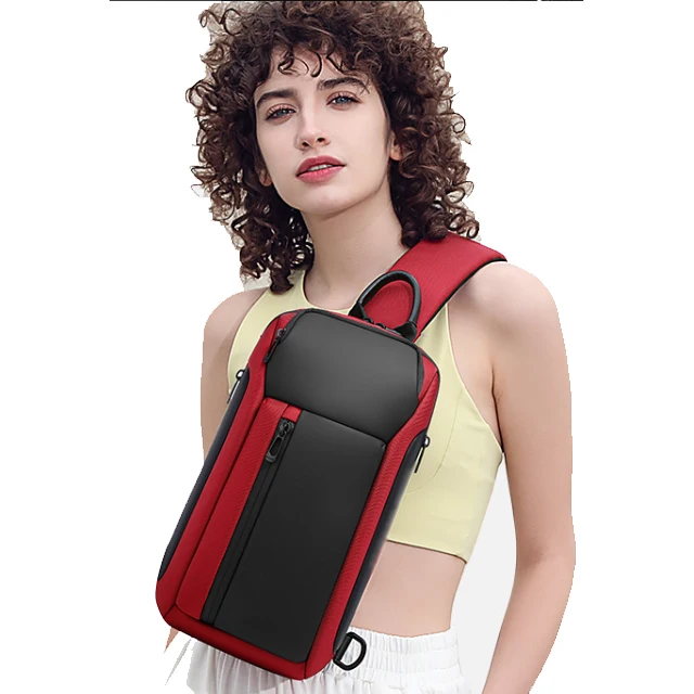 BSCI custom New hot selling high capacity factory price waterprooff mens survival crossbody chest pack