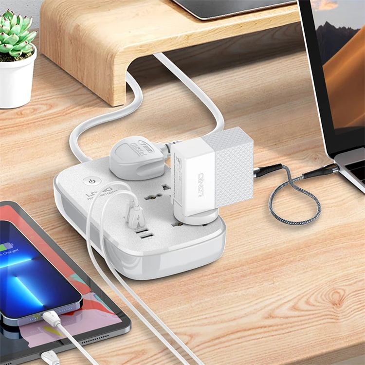 Заводская цена интеллектуальный удлинитель LDNIO SCW3451 WiFi с USB беспроводным управлением универсальный