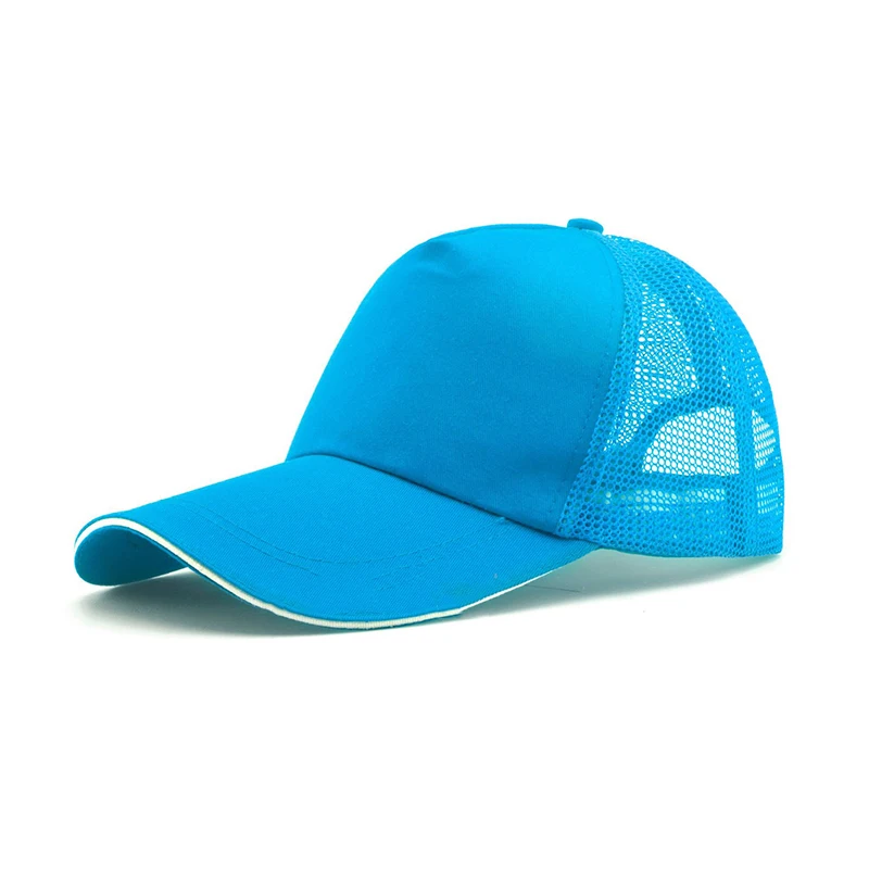 classic style OEM adjustable breathable mesh design blank dry fit golf sports peaked cap sublimation sun visor hat for women men