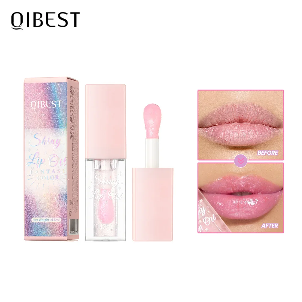 6 color change lip oil lipstick moisturizing easy to Color non-stick cup color non-stick cup create beautiful lip makeup