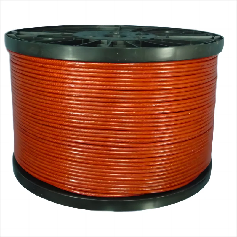 Wholesale High Quality 7X19 Affordable Mature  Pvc Coated Technology Steel Wire Rope