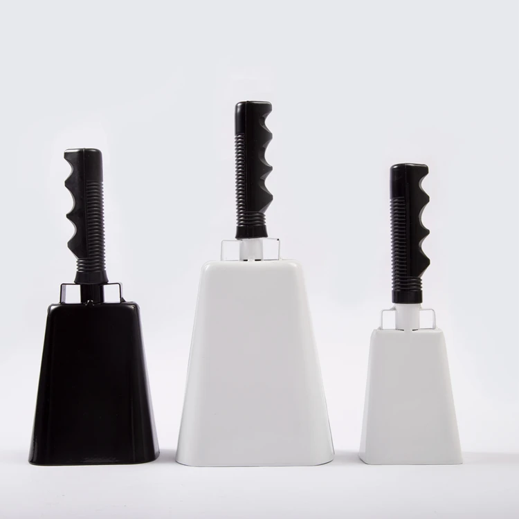 Factory Wholesale Loud Hand Bell Noise Maker Souvenir Gifts Cowbell With Handle For Inside Classroom Food Line Alarm Jingle Ring