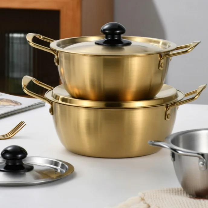 Лучшие продавцы посуды миска суп Shabu тушеная крышка кастрюля корейский рамен горшок для лапши быстрого приготовления