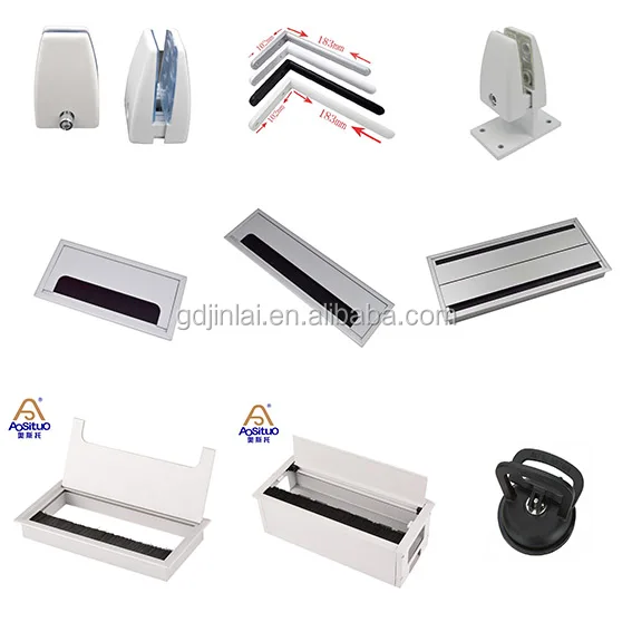 High quality computer desk cable Outlet table cable grommet Aluminium alloy cable grommet