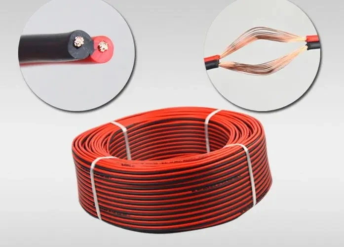 Oxygen Free Stranded Copper Twins Speaker Wire OFC Speaker Cable audio cable
