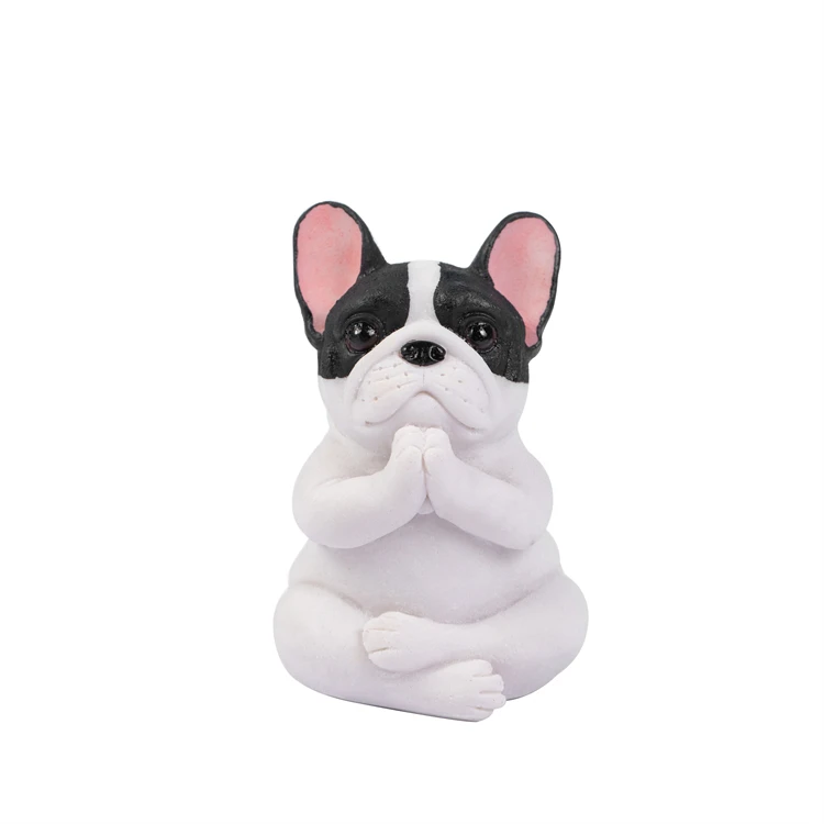 Hot sale modern art dog home decor resin sculptures custom color dogs figurines