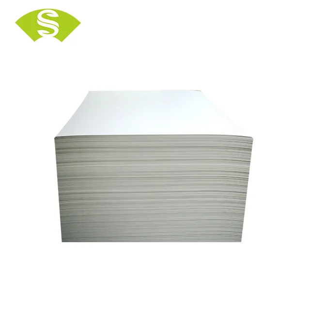 China paper manufacturer PE coated paper raw material in sheet