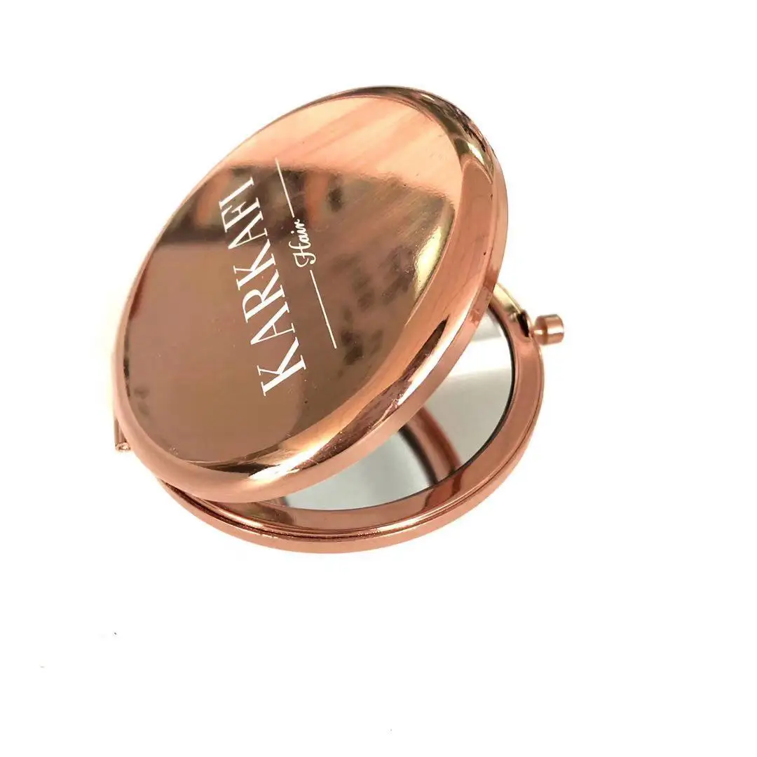 Magnifying Pocket Mirror -Daai Pocket Small Travel Hand Mirror Double Sided 1x/10x Magnification Handheld Portable Mirror