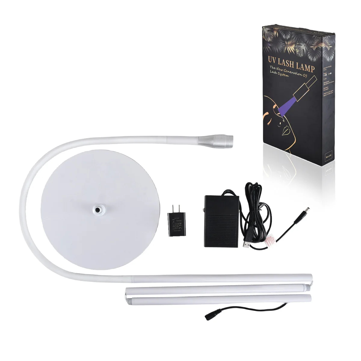 5W/10W Professional Beauty Uv Eyelash Lamp White Black  Uv Led Lamp for Lash Extensions