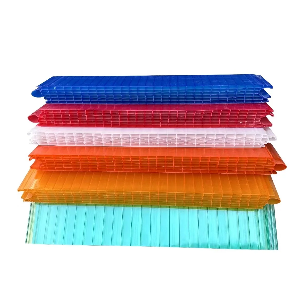 Factory Wholesale 40mm Polycarbonate Lighting PC Plug-In Board Sunlight Board for Outdoor Transparent Curtain Wall Decoration