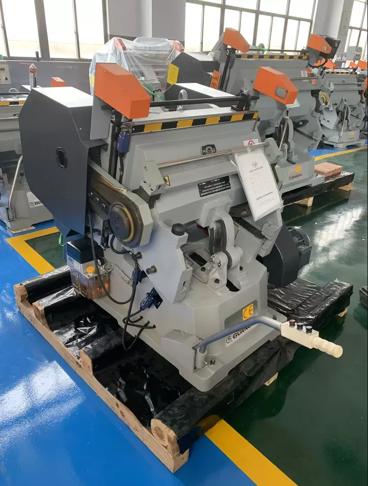 ML-750 Manual troqueladora maquina Paper Card Die Cutting and Creasing Embossing Cutter Machine 750 X 520 mm For Small Box