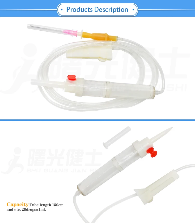 Factory Direct Supply Bacterial Filter Y Type Blood Transfusion Set With Filter Price