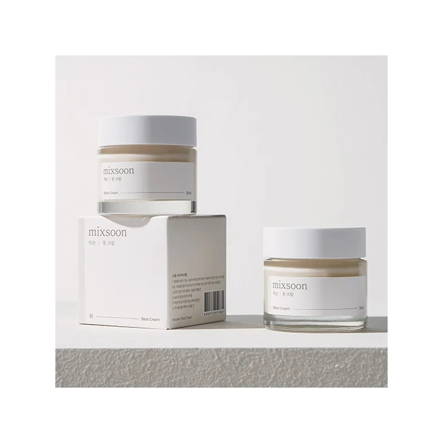 mixsoon Bean Cream - vegansnail glassskin 50ml Natural Plant Ingredients Elasticity Moisturising Nutritional Cream