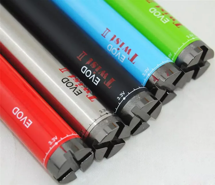Evod twist 1600 mah evod twist II battery Vape pen  battery