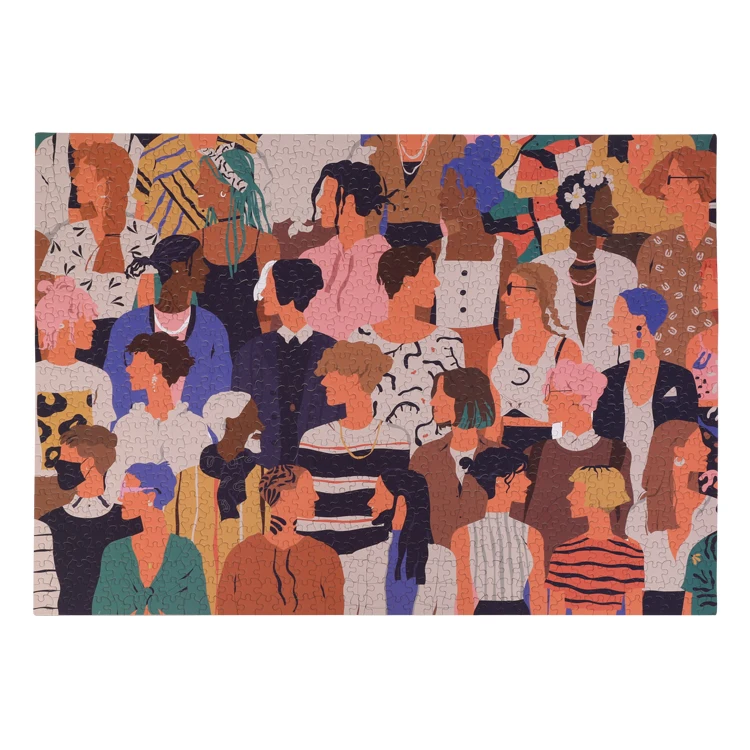  Hot new Arrival Latest Design plastic jigsaw puzzle production custom 1000