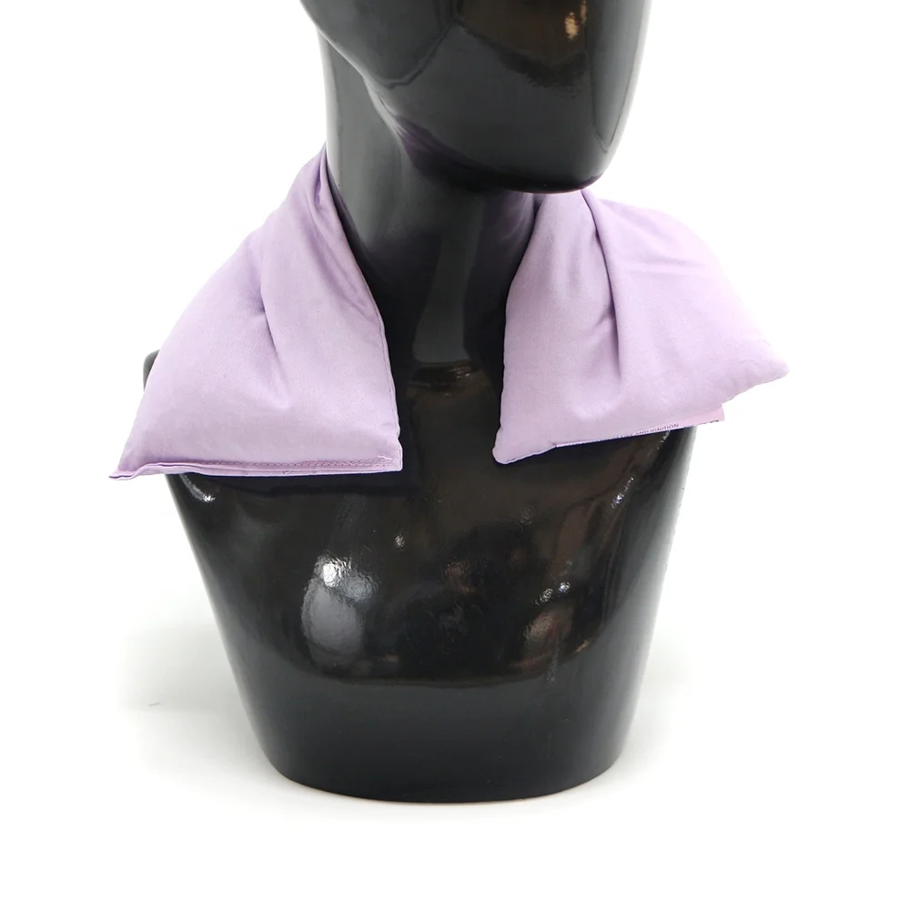 Microwavable Warm Heating Pad for Moist Therapy Heated Wrap Flaxseed Filling Beanbag Hot Cold Pack Compress Back Pain Relief