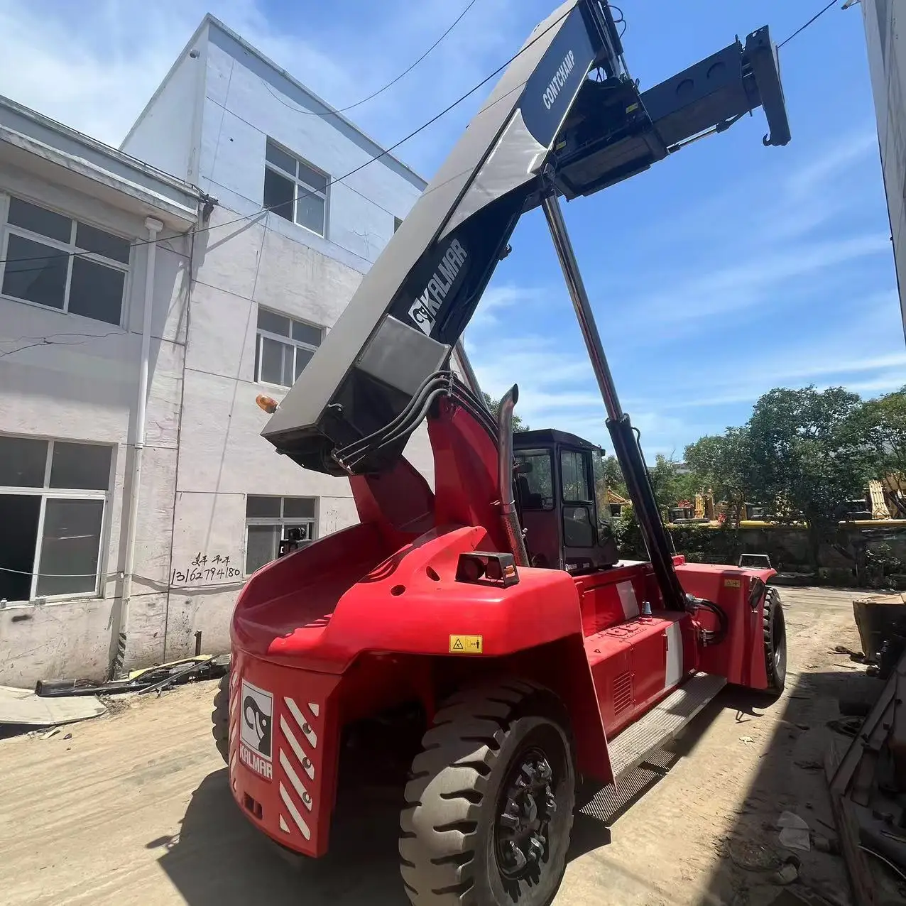 Тяжелая машина kalmar DRT450 DRU450 DRF450 Подержанный штабелер для досягаемости на складе низкая цена