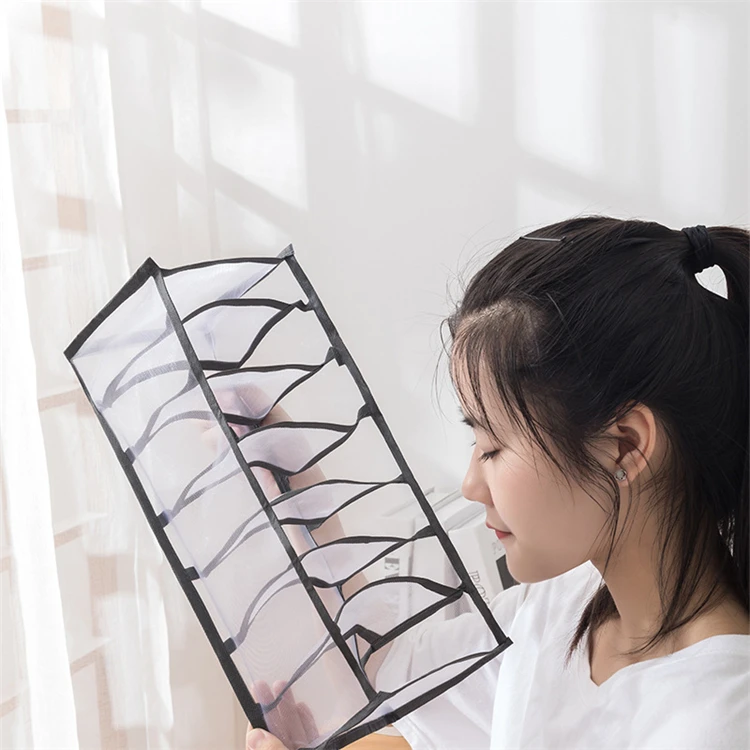 Close Drawer Dividers Storage Box Washable Folding Wardrobe Clothes Organizer For Drawers T shirt Jeans Underwear Storage Box