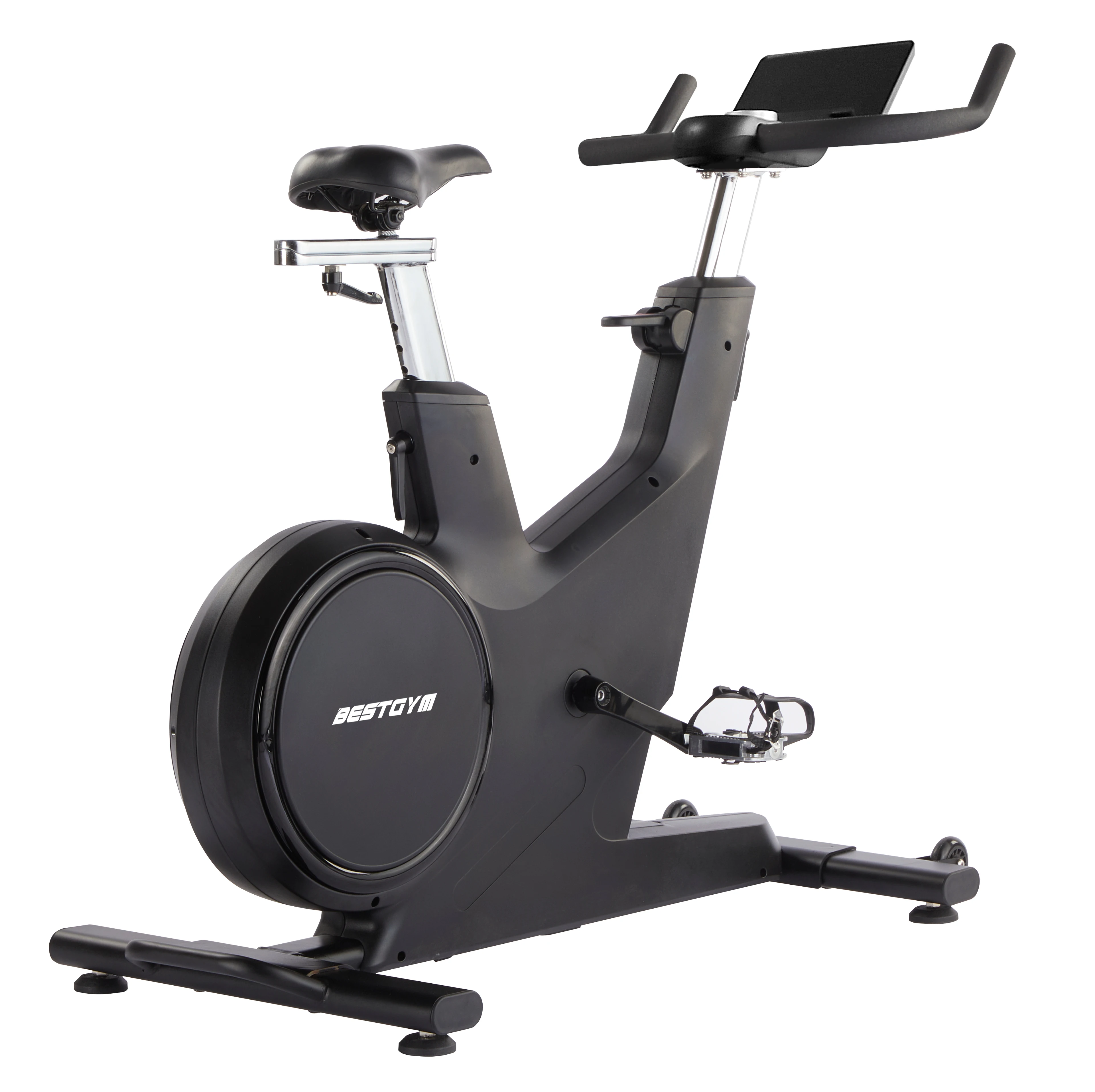 GYM commercial spinning bike exercise indoor cycle motorized magnetic resistance smart knob display self generated electricity