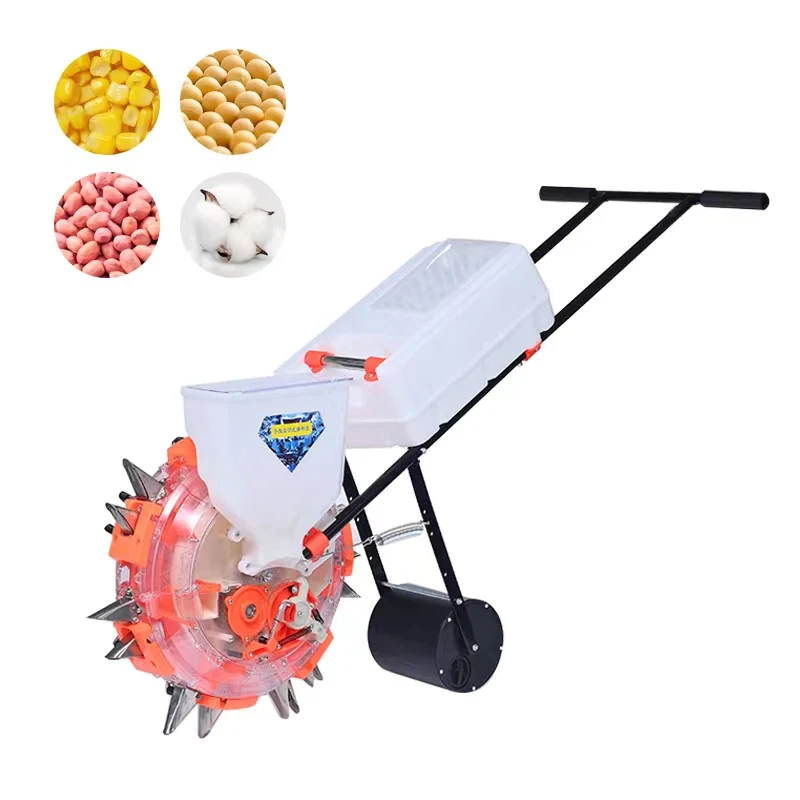 Hand Push Groundnut Manual Precision Lawn Seed Planting Seeder