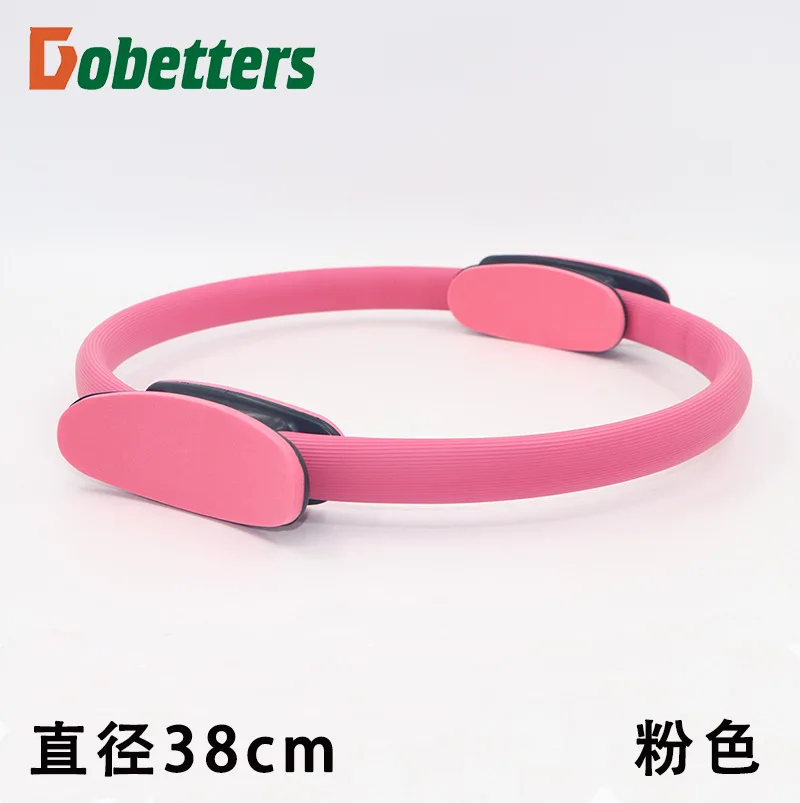 Factory wholesale multicolor yoga fiberglass crescent handle pilates ring magic ring