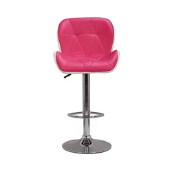 Custom Modern Bar Front Desk Bar Swivel Chair Leather Rotary Lift Adjustment Stool Bar Chairs