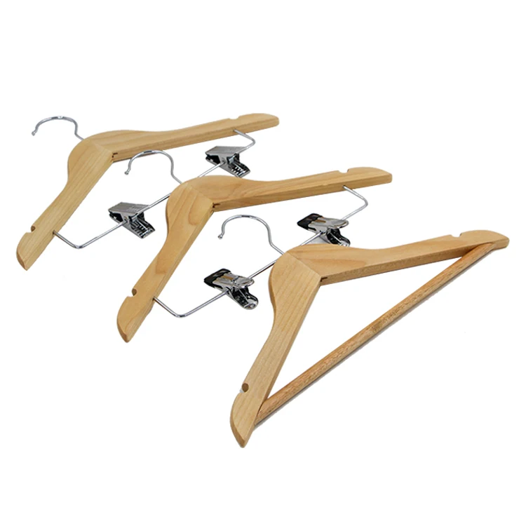 Factory Price Hot Style Wholesale Coat Wooden Hanger With Logo