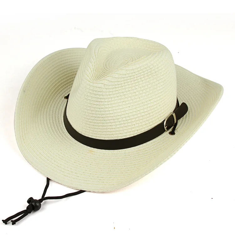 Fashion Paper Panama Summer Hat For Men Fedora Straw Custom Logo Cheaper Beach Cowboy Cheap Hats