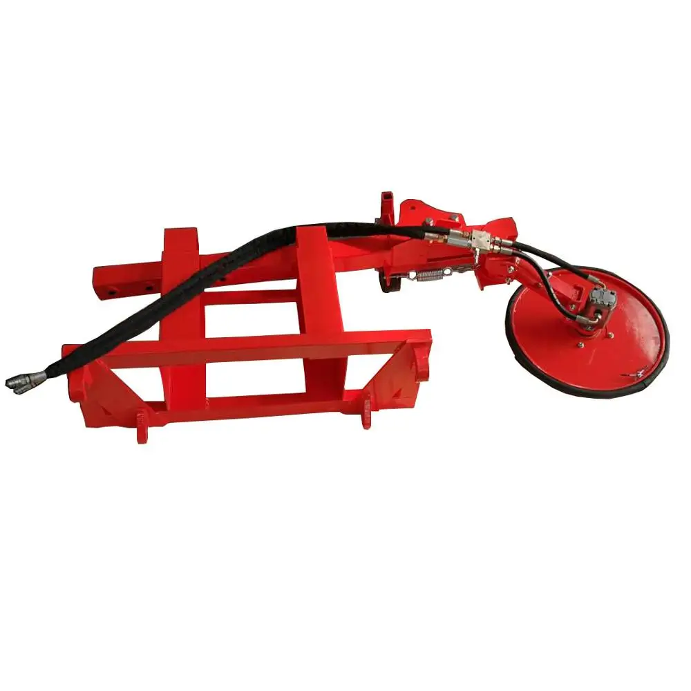 Strimmer mower with Hydraulic side shift adjustment
