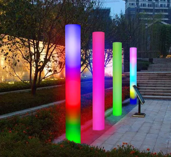 Hotel Decoration Modern IP65 Creative Outdoor Landscape LED Lamp Smart Fireproof Inside RGB Large Meteor Shower Lights