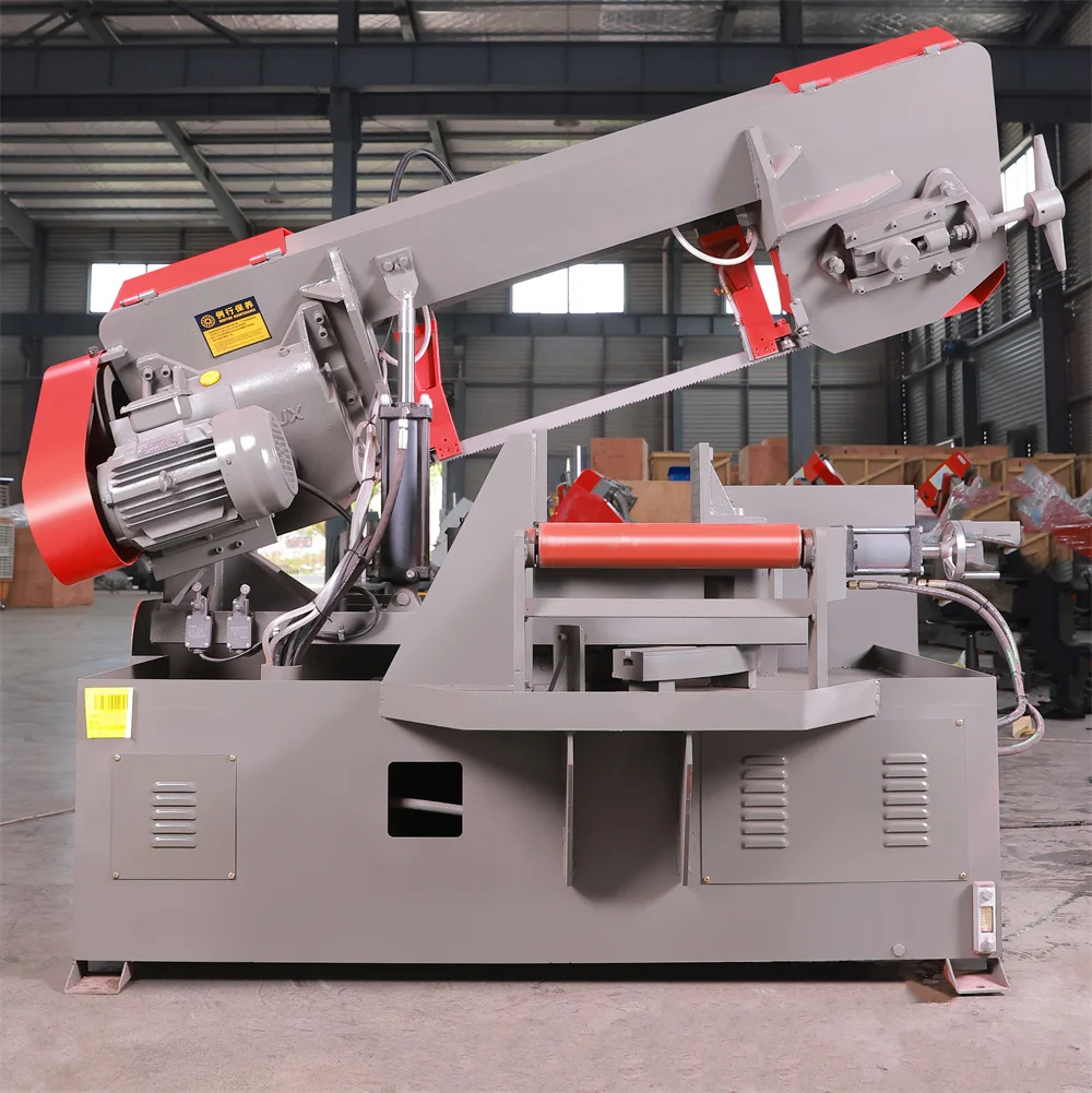 Tianshan Horizontal Band Sawing Machine GB4230X Angle 90 And 45 Reclining Cutting Band Saw Machine