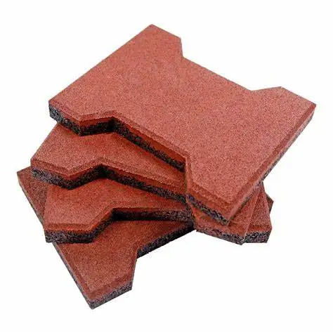 H shape bone pavers rubber bon tile dog rubber tile