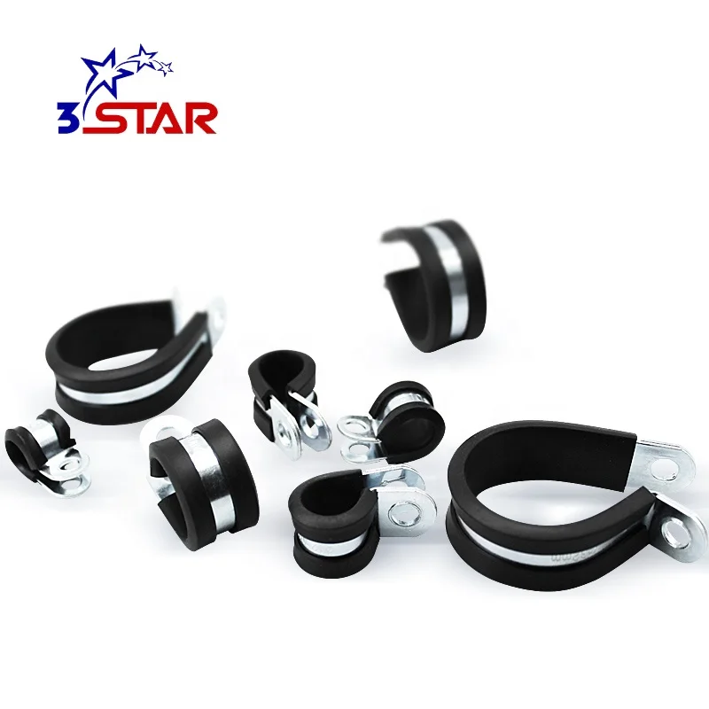 p type automotive fasteners and clips with rubber