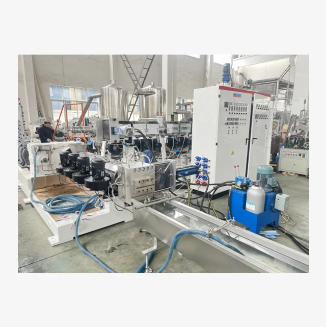 SJ130/110 двухступенчатый 2 винта штранг-прессования рециркулирует гранулятор машина