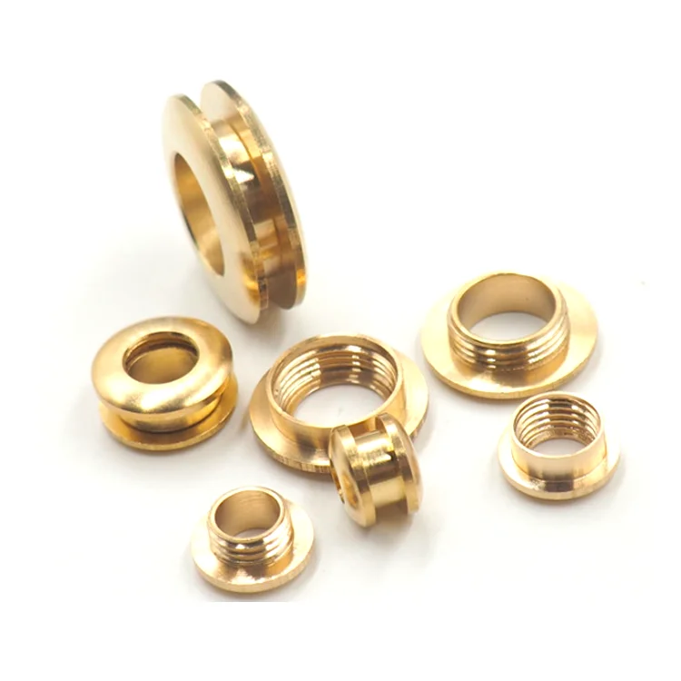 Brass garment eyelet