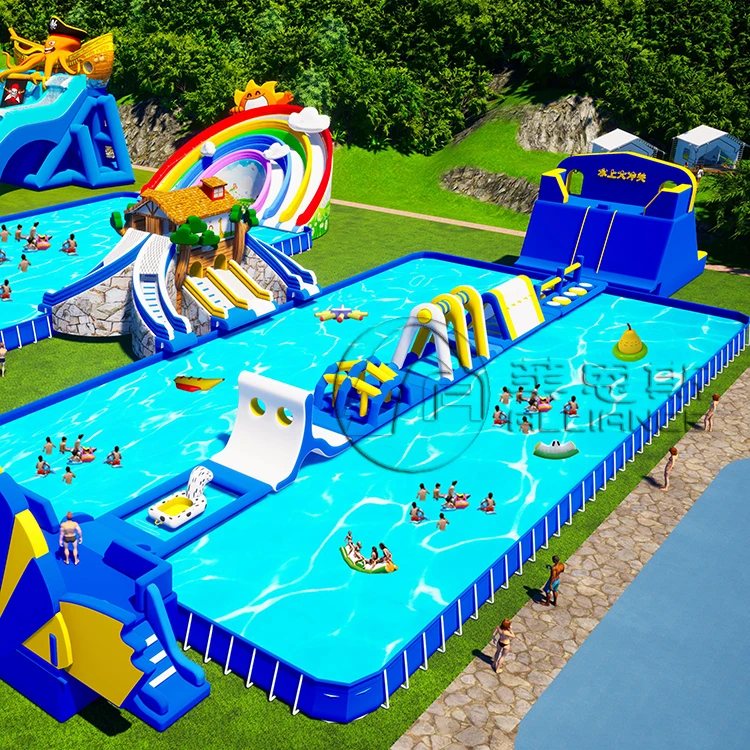 New Design Water Park Equipment Inflatable Water Park for Kids and Adult