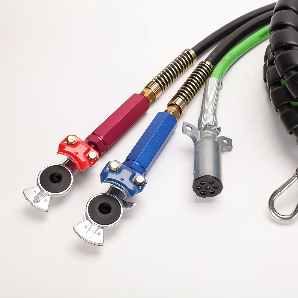 3 IN 1 ABS ELECTRICAL AIR BRAKE HOSE ASSEMBLY VULCANIZED RUBBER PRODUCTS ASSEMBLY FOR SEMI TRUCJ TRAILER TRACTOR